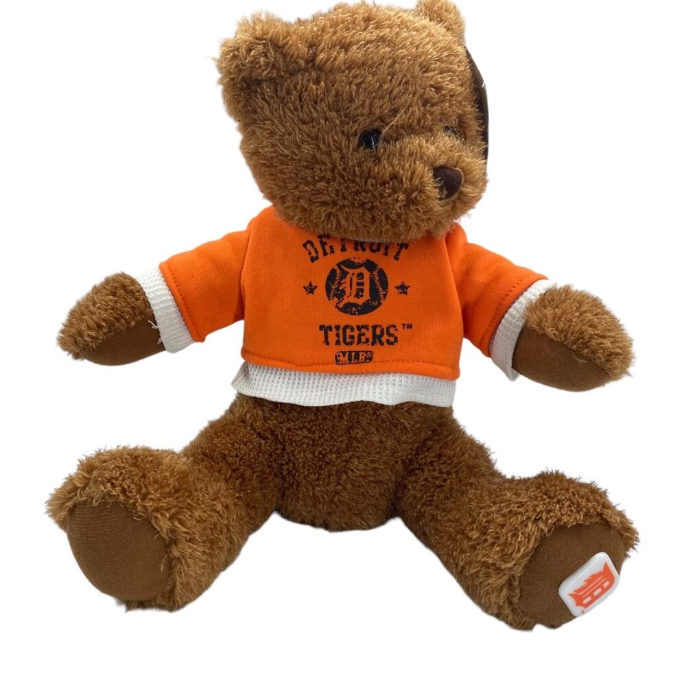 MLB‎ Detroit Tigers Teddy Bear Cub Mascot Plush Stuffed Animal Baseball 10"